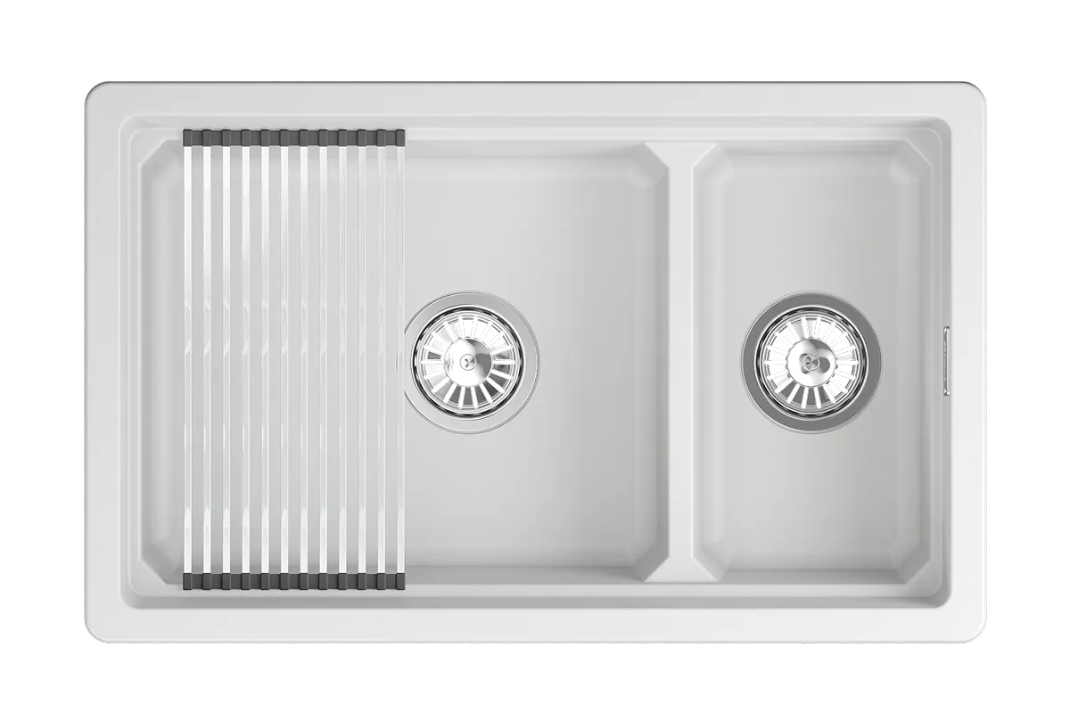 Мойка для кухни Granula Kitchen Space 7304iU арктик, 73х45 см, прямоугольная