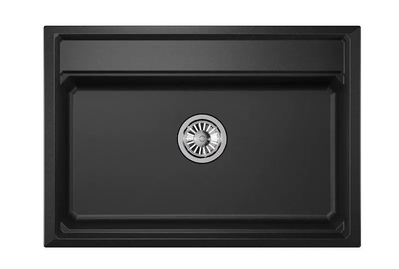 KS-7301, ЧЁРНЫЙ  кухонная мойка, кварц
