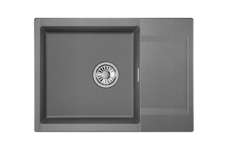 Мойка для кухни Granula Estetica 7003 графит, 70х50 см, прямоугольная