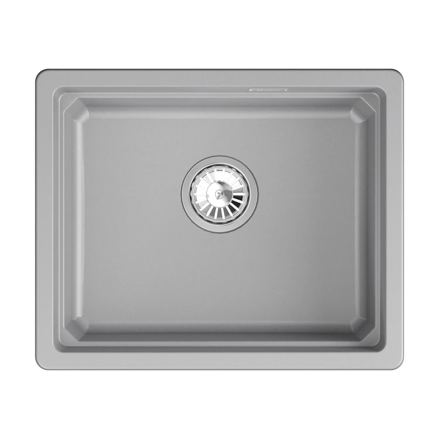 Мойка для кухни Granula Kitchen Space 5501iU алюминиум, 55х45 см, прямоугольная