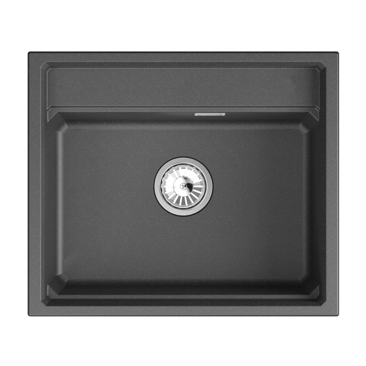 KS-6003i, ЧЁРНЫЙ, кухонная мойка, кварц