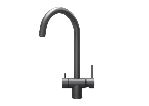 KS-7104, ГРАФИТ МАТОВЫЙ, СМЕСИТЕЛЬ КУХОННЫЙ