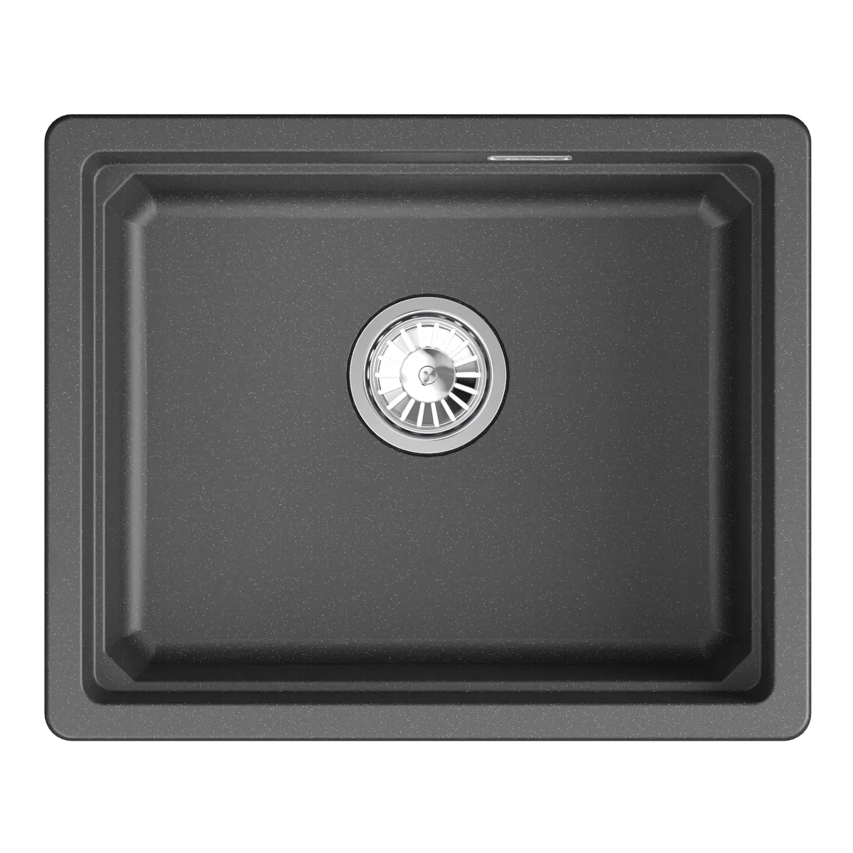 Мойка для кухни Granula Kitchen Space 5501iU черный, 55х45 см, прямоугольная