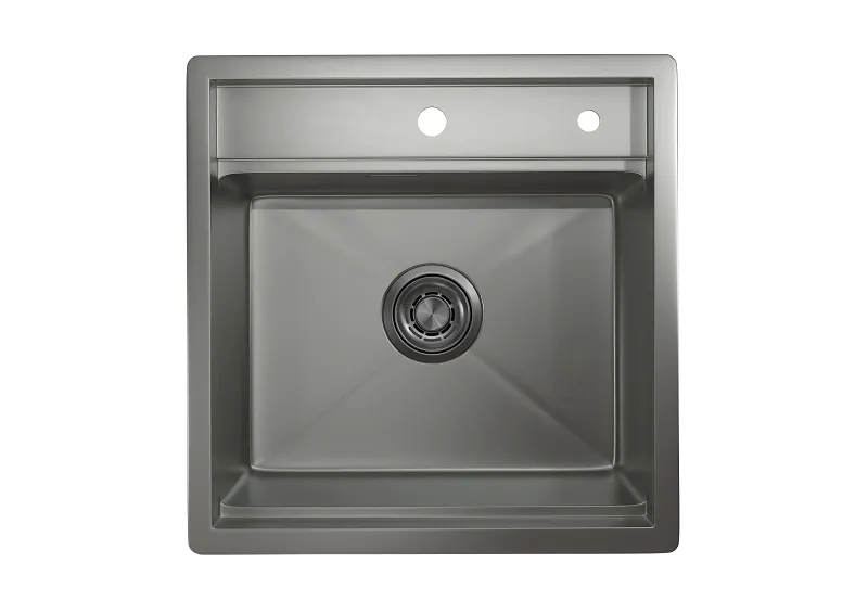 Мойка для кухни Granula Kitchen Space 5051 сталь матовая, 50х51 см, квадратная