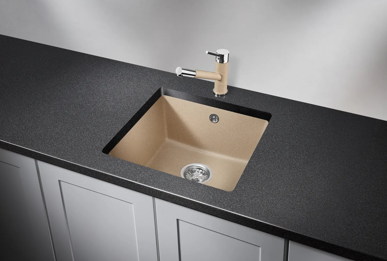 4451, ПЕСОК, кухонная мойка, кварц