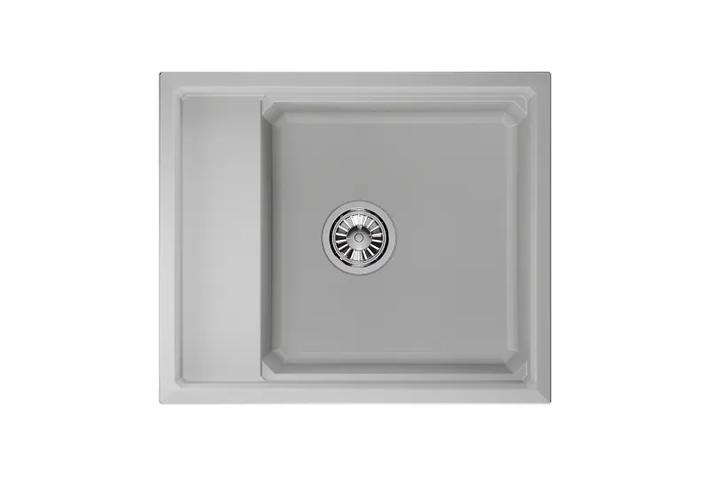 Мойка для кухни Granula Kitchen Space 6004 арктик, 60х51 см, прямоугольная