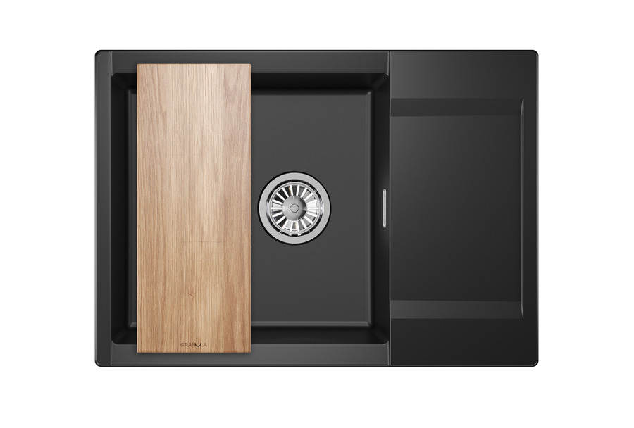 ES-7003, ТУРМАЛИН, кухонная мойка, кварц, ESTETICA