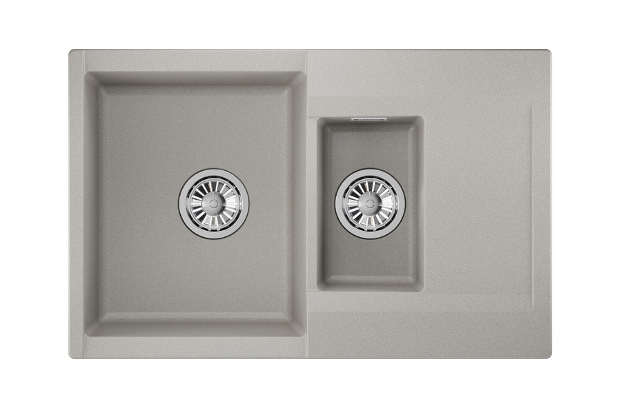 ES-7808, БАЗАЛЬТ, кухонная мойка, кварц, ESTETICA