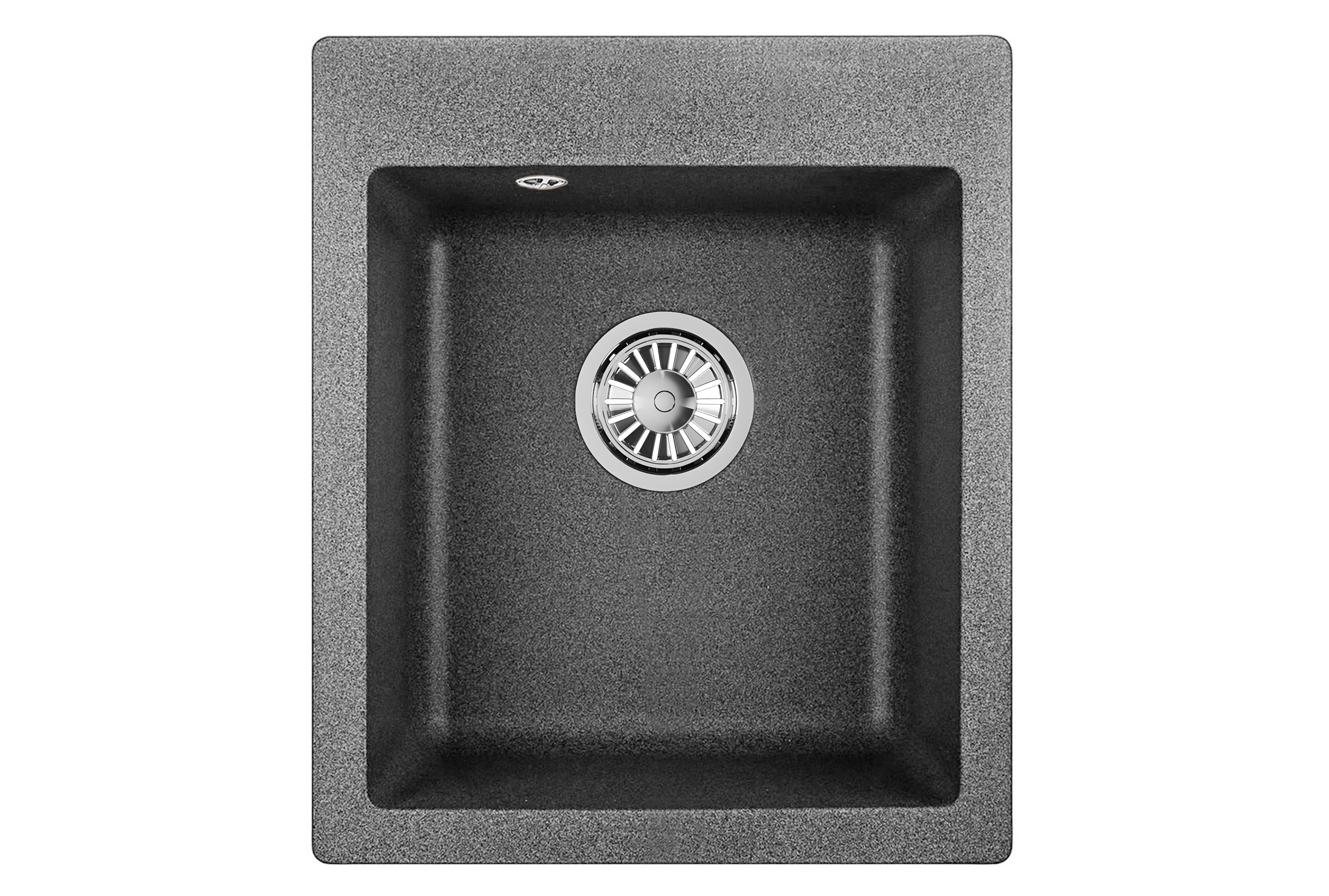 4201, ГРАФИТ (ЧЁРНО-СЕРЫЙ), кухонная мойка, кварц