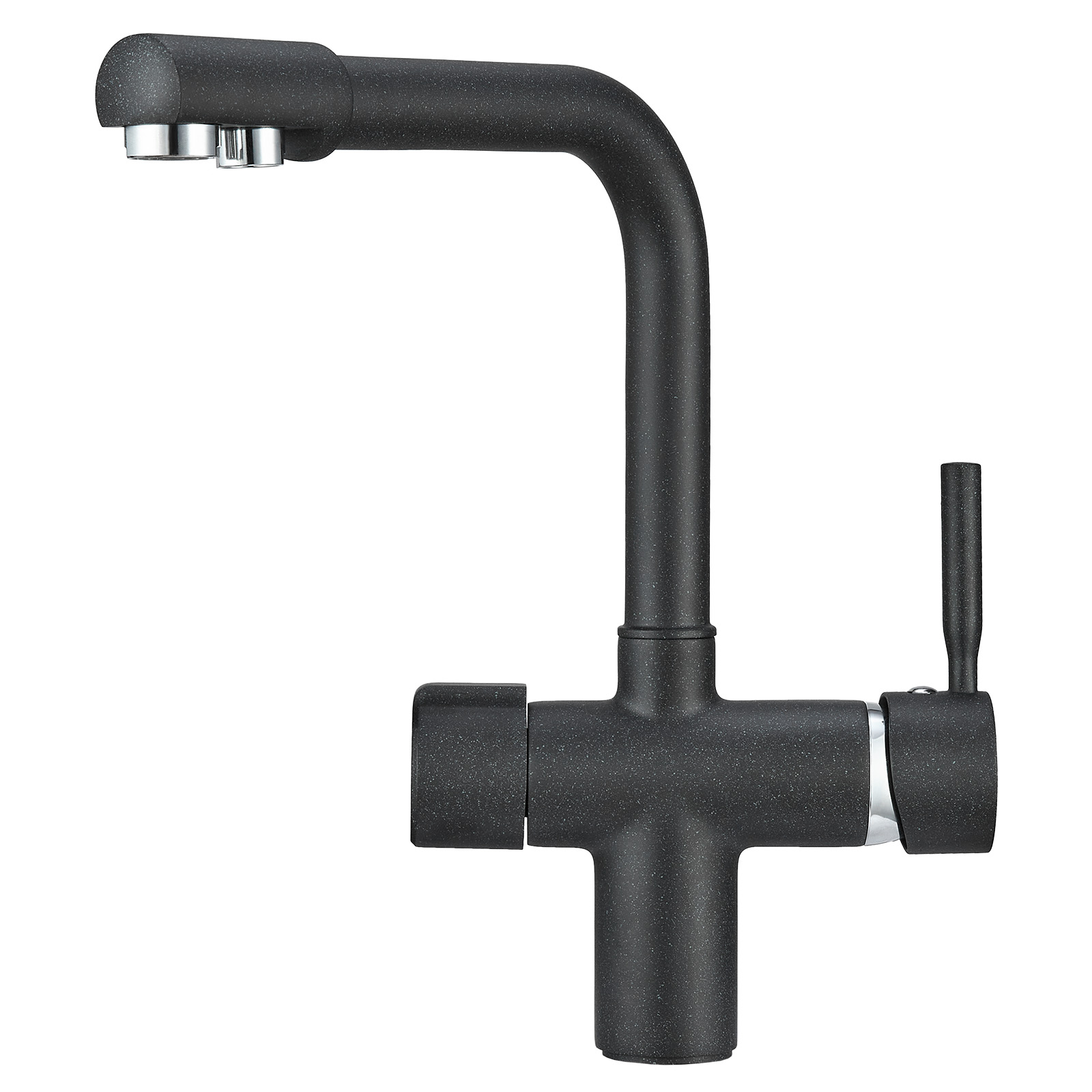 2088, ЧЁРНЫЙ, СМЕСИТЕЛЬ КУХОННЫЙ