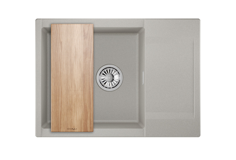 ES-7003, БАЗАЛЬТ, кухонная мойка, кварц, ESTETICA