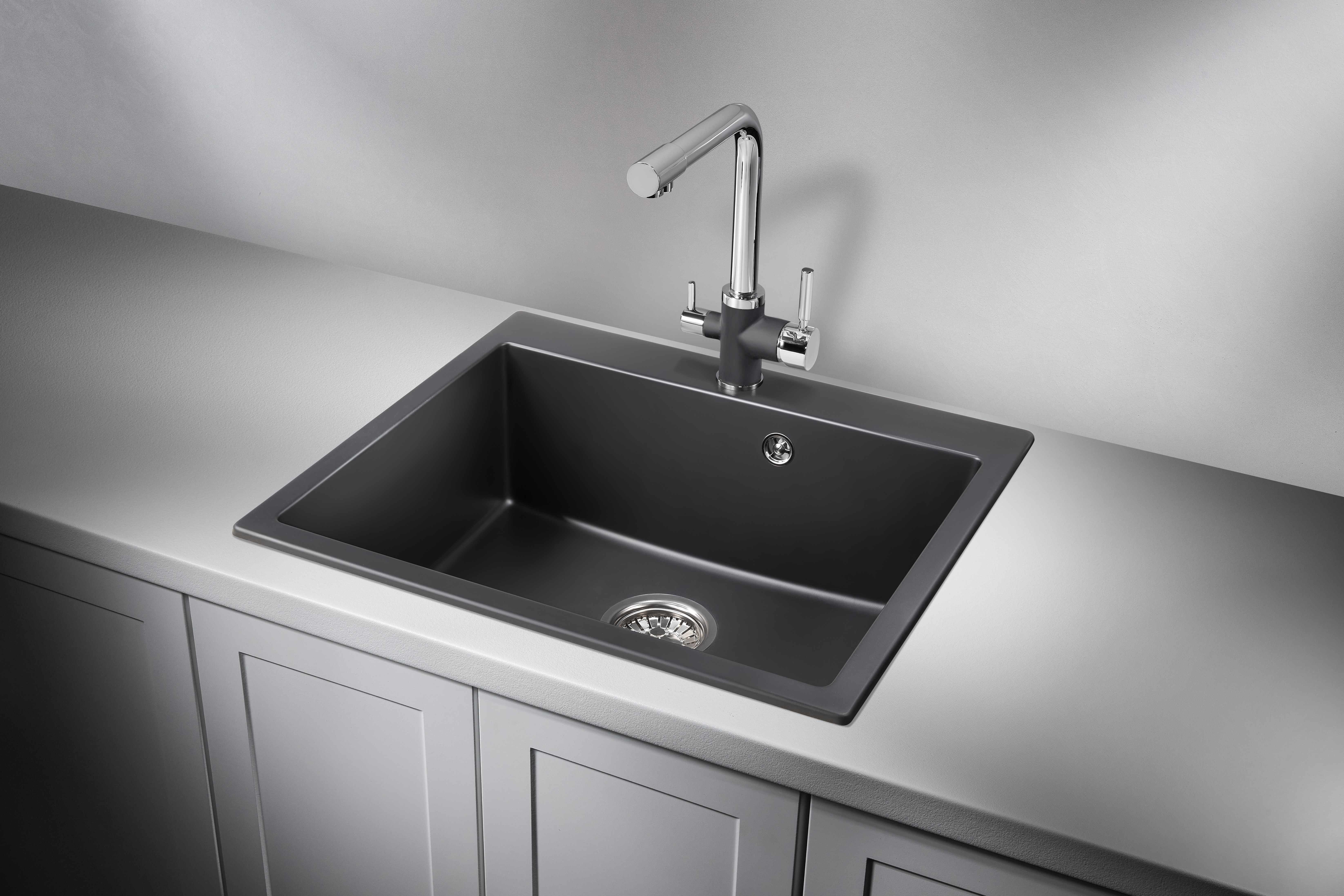 6001, ТУРМАЛИН, кухонная мойка, кварц