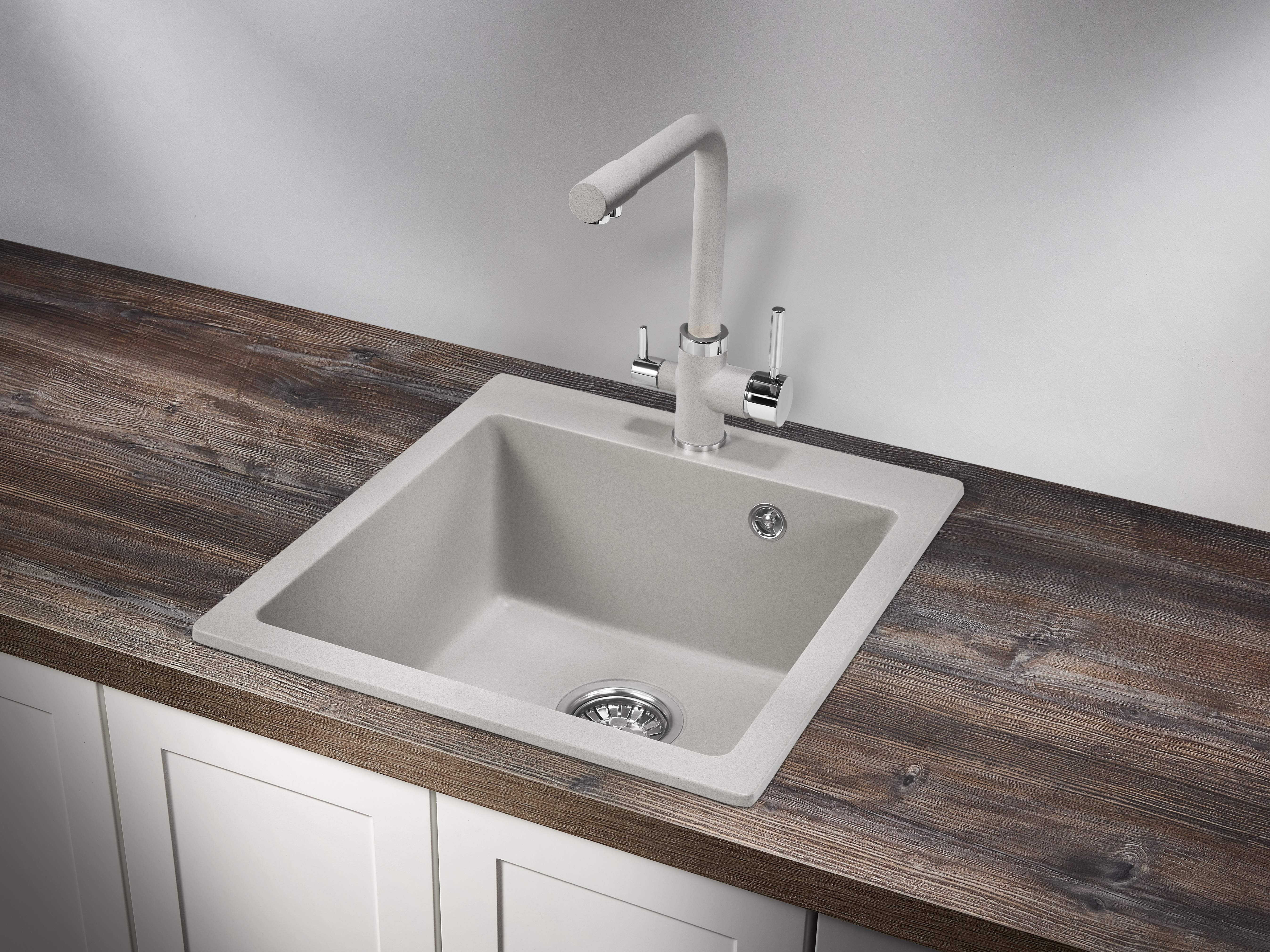 4651, БАЗАЛЬТ, кухонная мойка, кварц