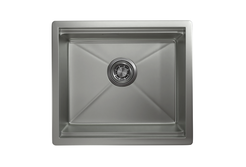 KS-5045U, СТАЛЬ МАТОВАЯ , стальная кухонная мойка KITCHEN SPACE