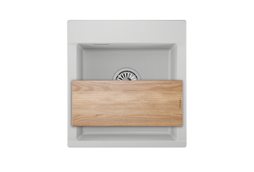 ES-4701, АРКТИК (БЕЛЫЙ), кухонная мойка, кварц, ESTETICA