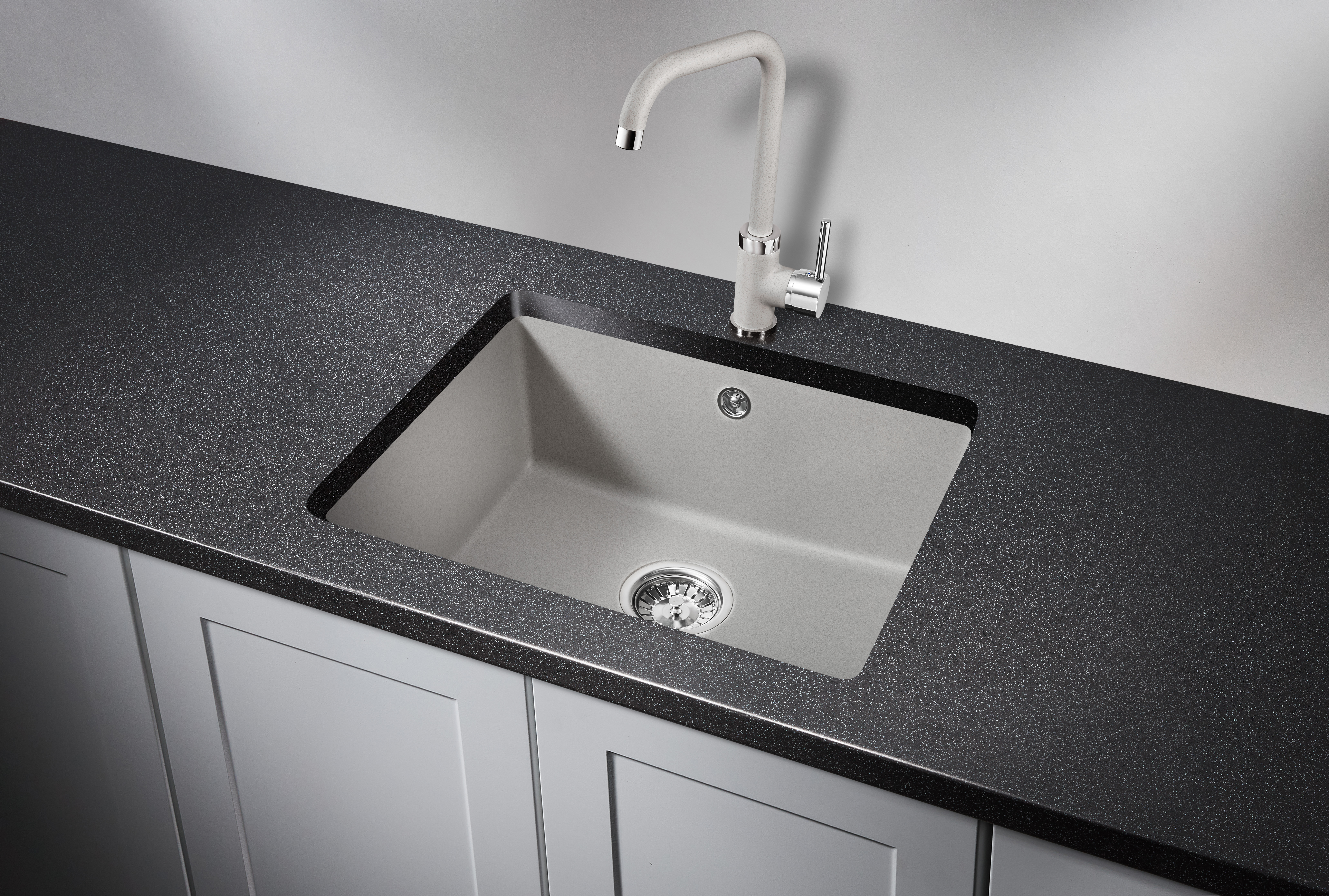 5551, БАЗАЛЬТ, кухонная мойка, кварц