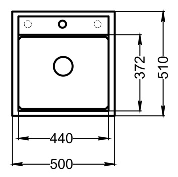 KS-5002i, АЛЮМИНИУМ  кухонная мойка, кварц