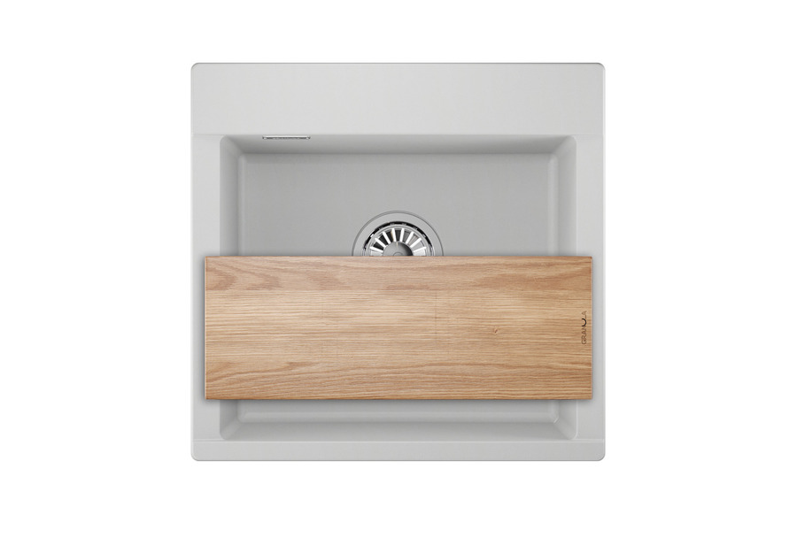 ES-5201, АРКТИК (БЕЛЫЙ), кухонная мойка, кварц, ESTETICA