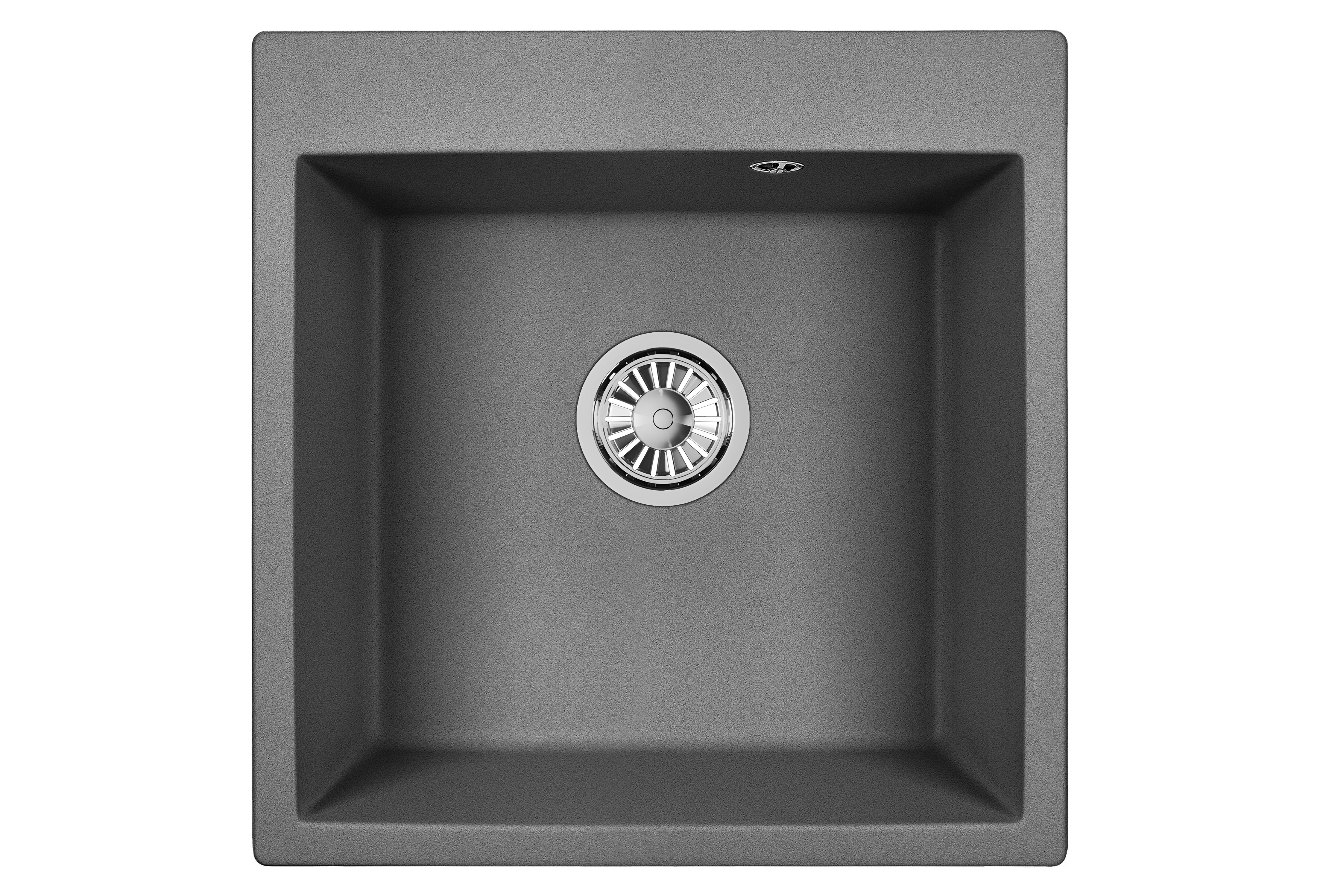 5102, ГРАФИТ (ЧЁРНО-СЕРЫЙ), кухонная мойка, кварц