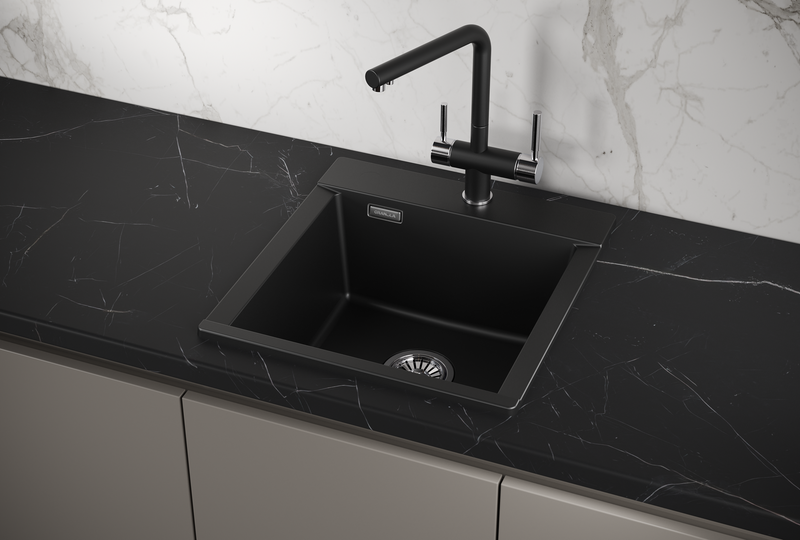 ES-4701, ТУРМАЛИН, кухонная мойка, кварц, ESTETICA