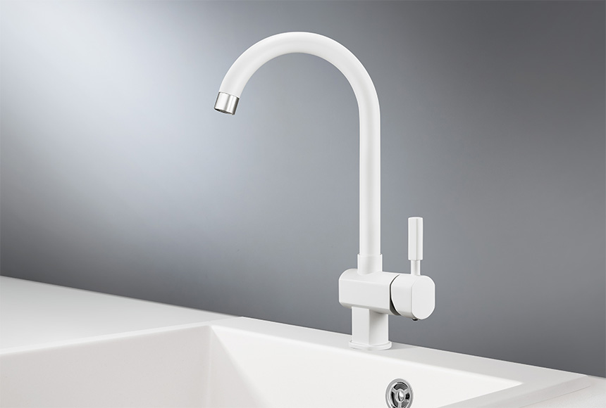 ST-31, БЕЛЫЙ, СМЕСИТЕЛЬ КУХОННЫЙ ST-31, БЕЛЫЙ, СМЕСИТЕЛЬ КУХОННЫЙ