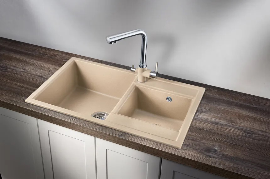 8201, ПЕСОК, кухонная мойка, кварц