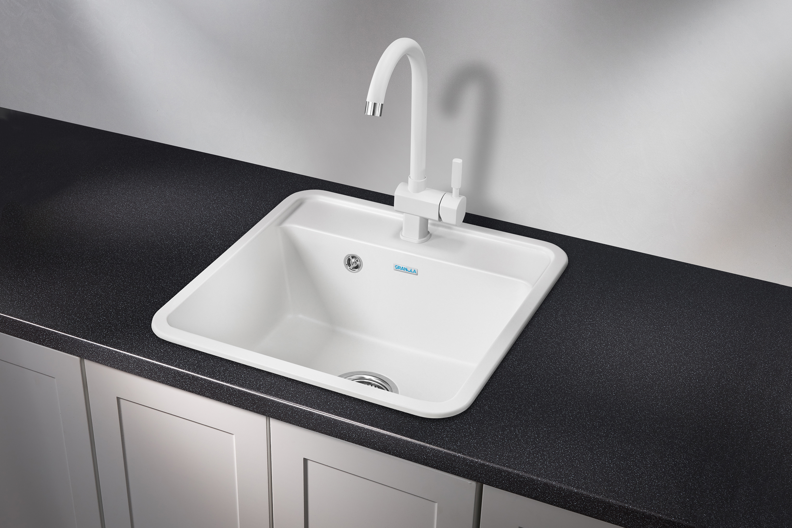 5001, БЕЛЫЙ, кухонная мойка, СтандАРТ кварц