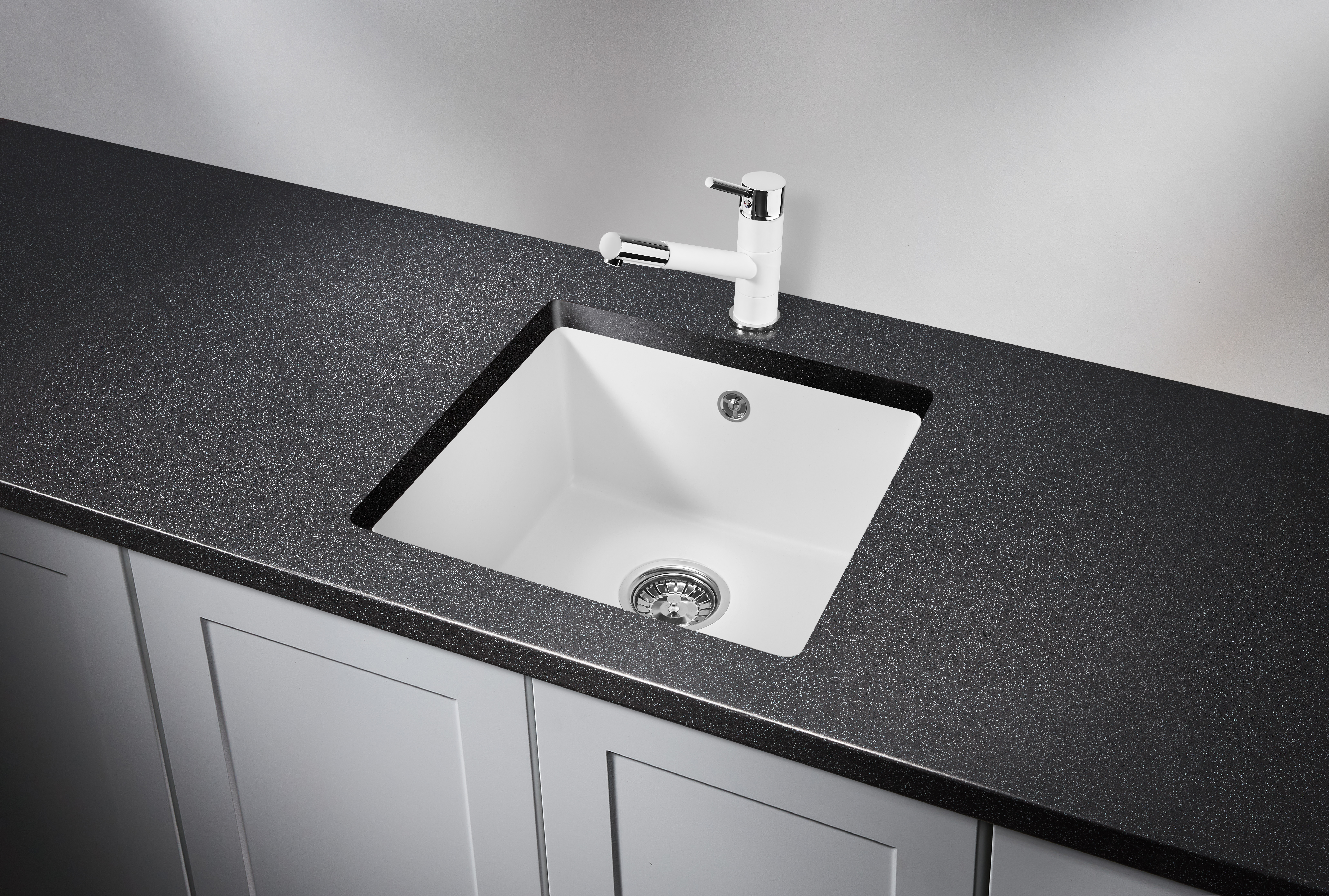 4451, АРКТИК (БЕЛЫЙ), кухонная мойка, кварц