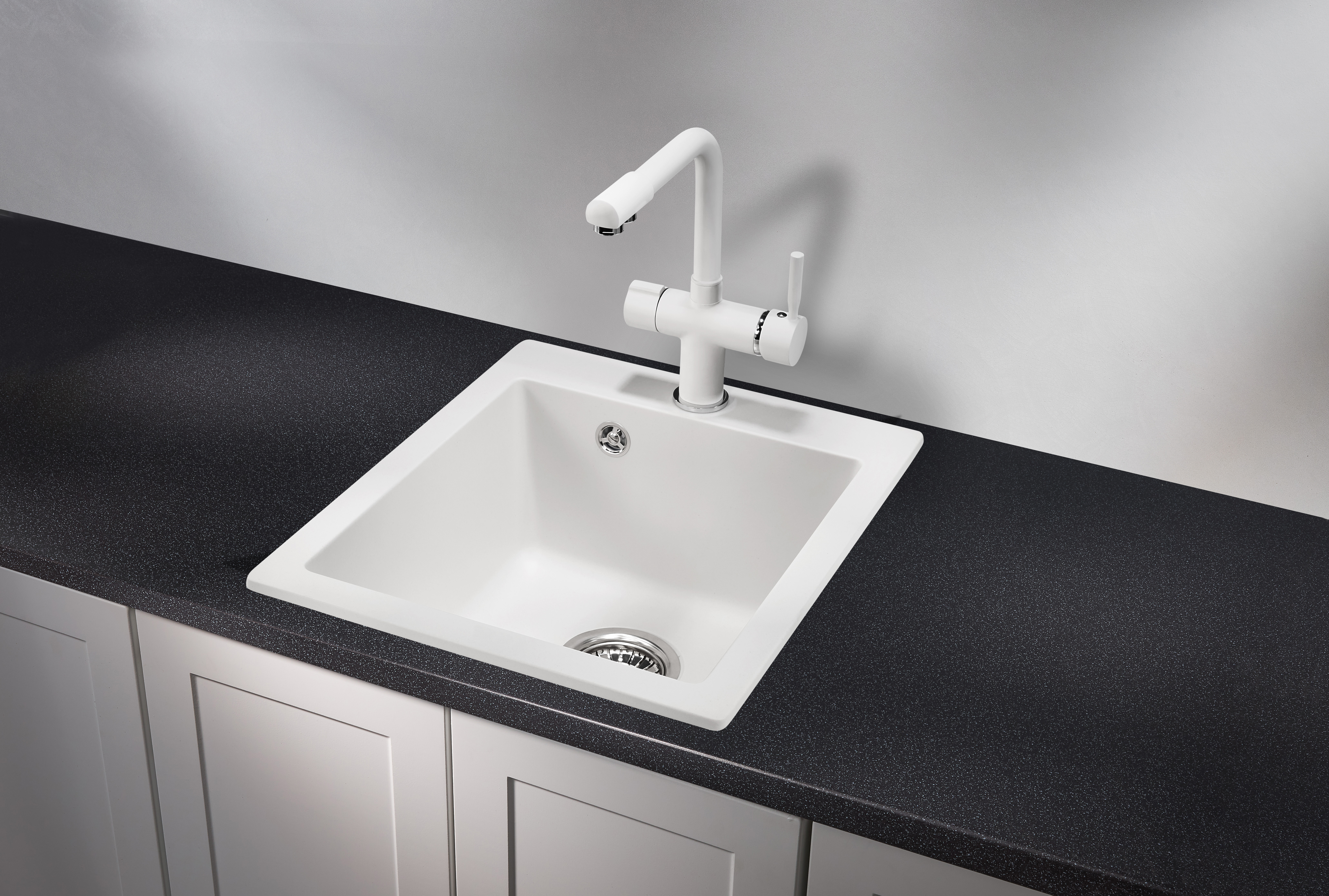 4201, АРКТИК (БЕЛЫЙ), кухонная мойка, кварц