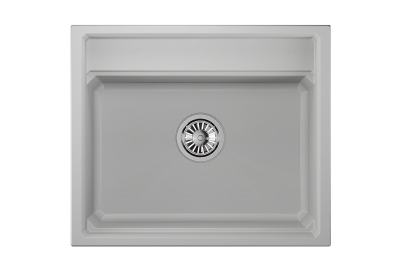 KS-6003, АРКТИК (БЕЛЫЙ), кухонная мойка, кварц