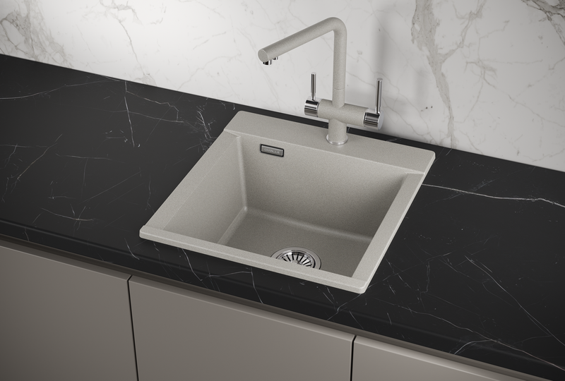 ES-4701, БАЗАЛЬТ, кухонная мойка, кварц, ESTETICA
