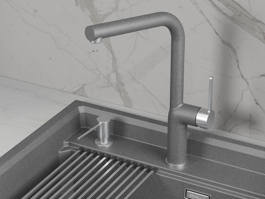 9502, ГРАФИТ, СМЕСИТЕЛЬ КУХОННЫЙ