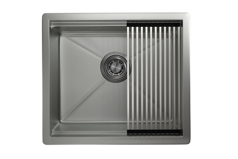 KS-5045U, СТАЛЬ МАТОВАЯ , стальная кухонная мойка KITCHEN SPACE