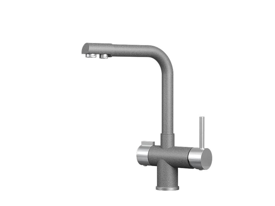 5008, ГРАФИТ (ЧЁРНО-СЕРЫЙ), СМЕСИТЕЛЬ КУХОННЫЙ