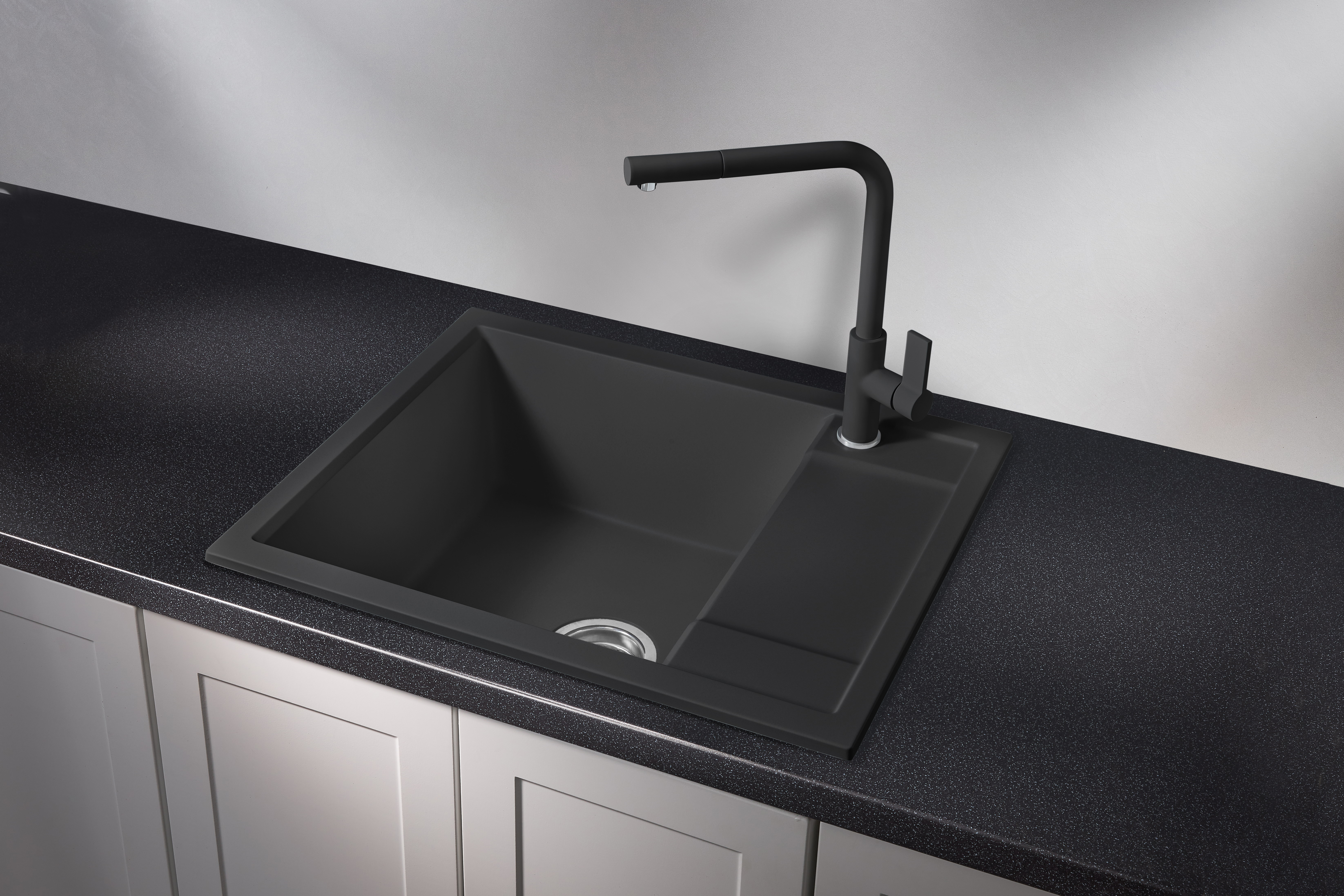 6002, ТУРМАЛИН, кухонная мойка, кварц