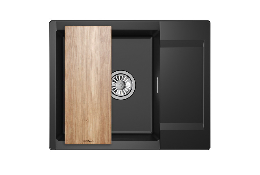 ES-6202, ТУРМАЛИН, кухонная мойка, кварц, ESTETICA