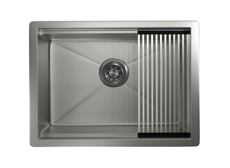 KS-6045U, СТАЛЬ МАТОВАЯ , стальная кухонная мойка KITCHEN SPACE