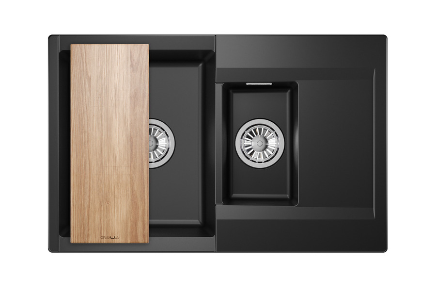 ES-7808, ТУРМАЛИН, кухонная мойка, кварц, ESTETICA