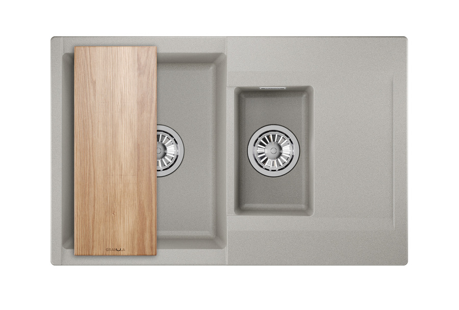 ES-7808, БАЗАЛЬТ, кухонная мойка, кварц, ESTETICA