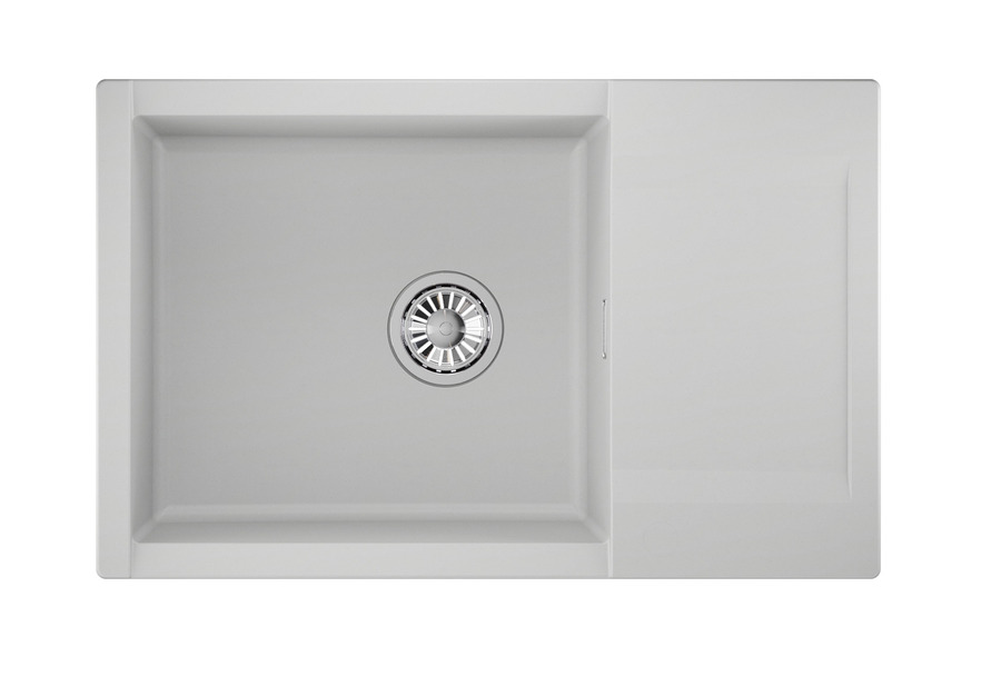ES-7807, АРКТИК (БЕЛЫЙ), кухонная мойка, кварц, ESTETICA