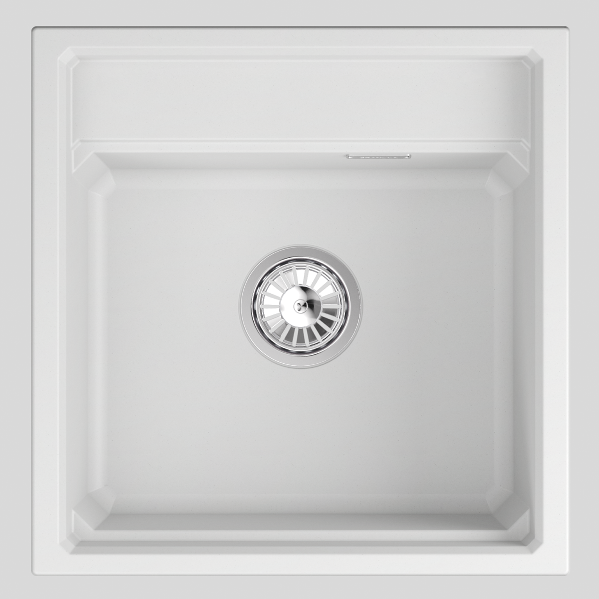 KS-5002i, АРКТИК (БЕЛЫЙ)  кухонная мойка, кварц