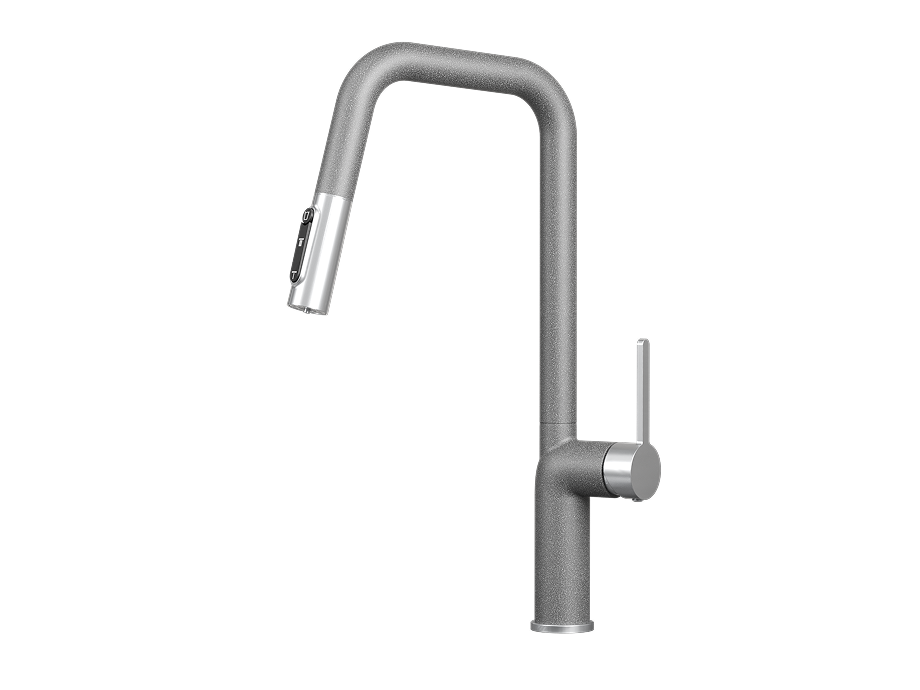 9011, ГРАФИТ (ЧЁРНО-СЕРЫЙ), СМЕСИТЕЛЬ КУХОННЫЙ