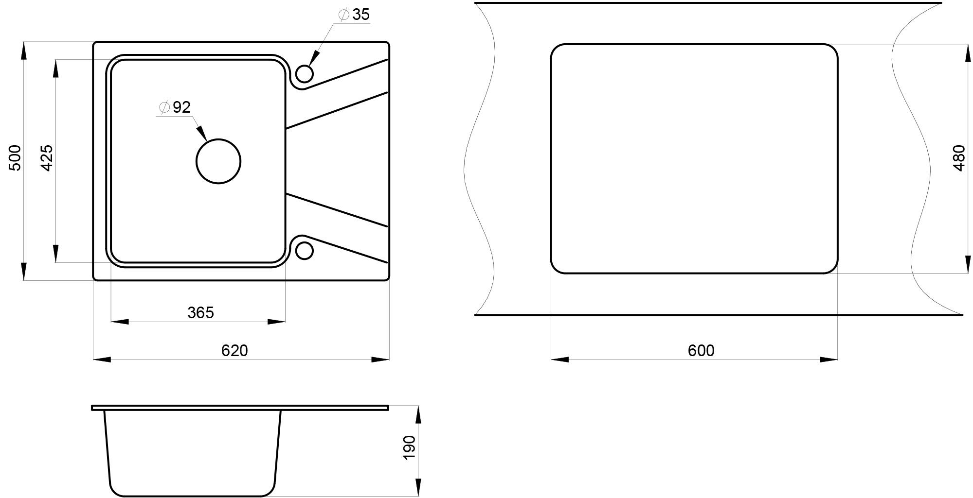 6201,  кухонная мойка,  кварц