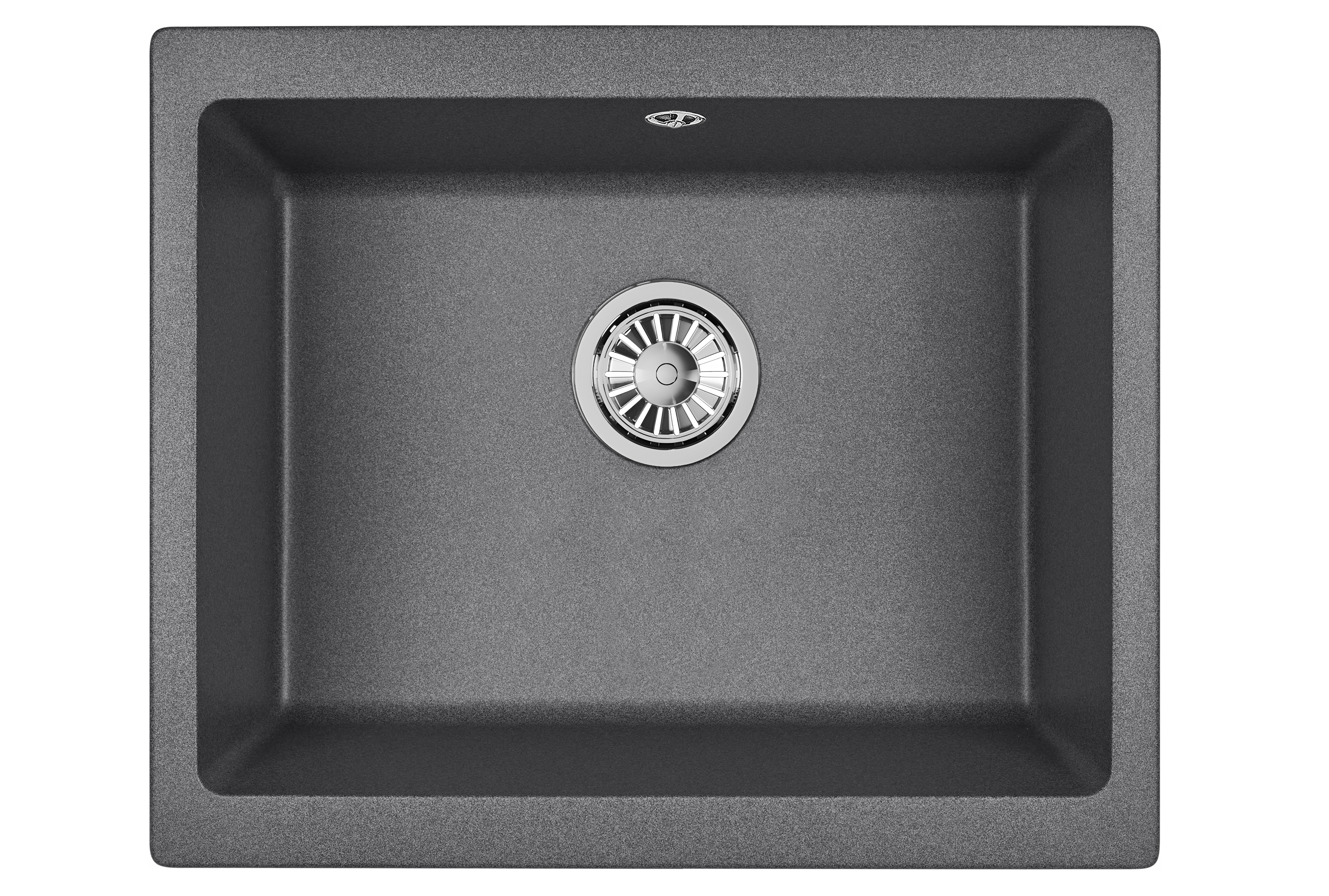 5551, ГРАФИТ (ЧЁРНО-СЕРЫЙ), кухонная мойка, кварц
