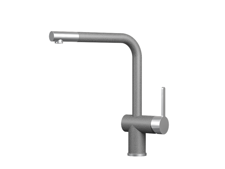 5017, ГРАФИТ (ЧЁРНО-СЕРЫЙ), СМЕСИТЕЛЬ КУХОННЫЙ