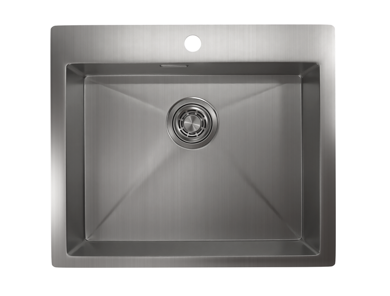 5951, СТАЛЬ САТИН, стальная кухонная мойка