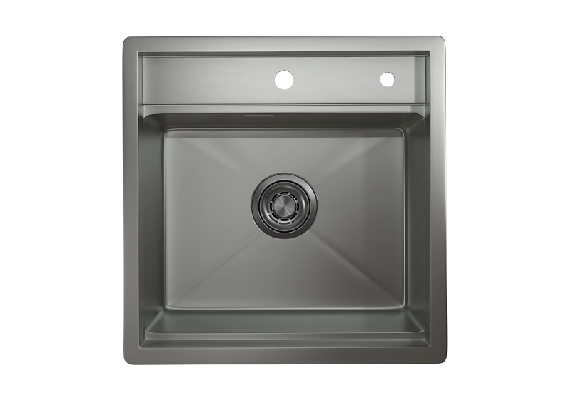 KS-5051, СТАЛЬ МАТОВАЯ , стальная кухонная мойка KITCHEN SPACE