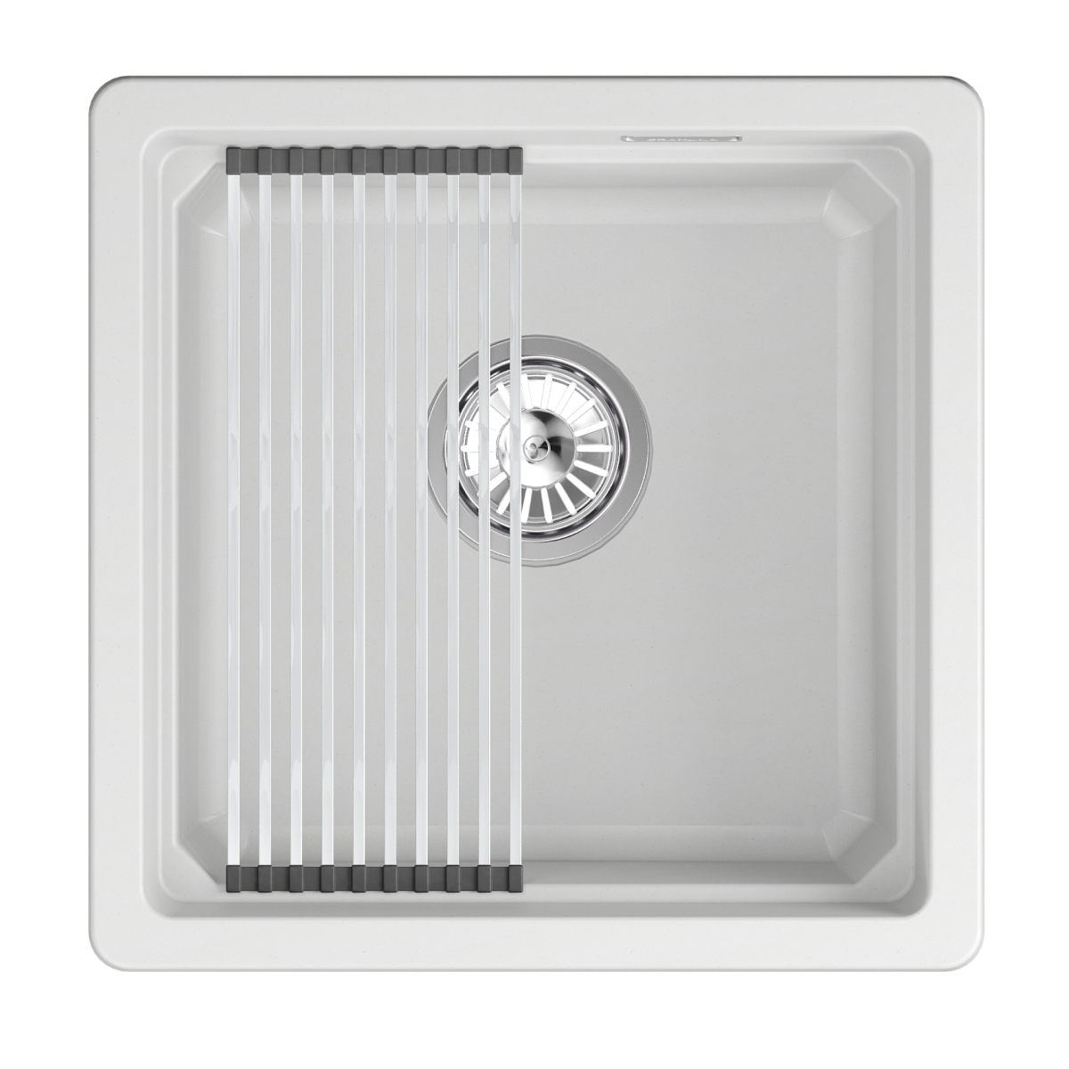 KS-4501iU, АРКТИК (БЕЛЫЙ), кухонная мойка, кварц